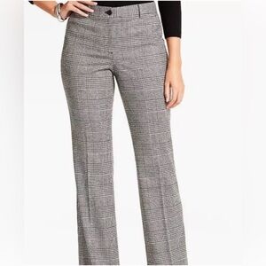 Talbots Raleigh Wool Petites Houndstooth Glen Plaid Dress Pants Size 14P